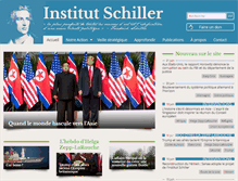Tablet Screenshot of institutschiller.org